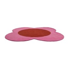 Orla Kiely Flower Spot Pink/Red Rug