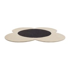Orla Kiely Flower Spot Ecru/Black Rug