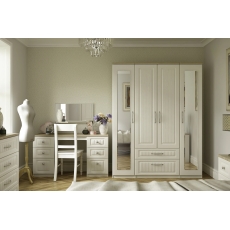 Panorama Double Wardrobe with Drawers