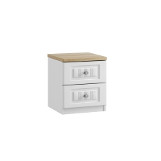 Panorama 2 Drawer Bedside Table