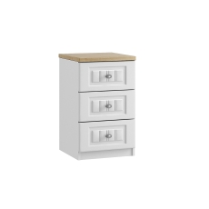 Panorama 3 Drawer Bedside Table
