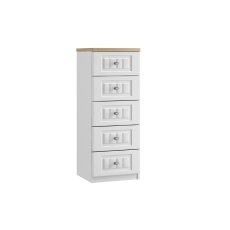 Panorama 5 Drawer Narrow Chest of Drawers Panorama 5 Drawer Narrow Chest of Drawers
