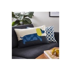 Orla Kiely Dachshund Blue 40x60cm Feather Cushion
