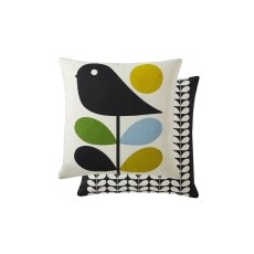 Orla Kiely Early Bird Duck Egg 45x45cm Feather Cushion