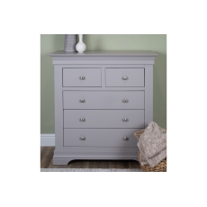Providence Pebble Grey 2 Over 3 Drawer Chest of Drawers