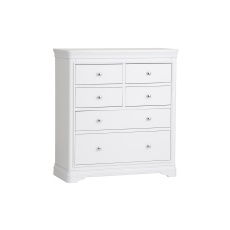 Chateau Warm White 4 Over 2 Drawer Chest