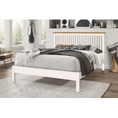 Time Living Ascot Wooden Bed Frame in White
