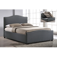 Time Living Brunswick Fabric Bed Frame in Grey