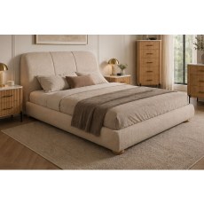 Reed Chunky Boucle Bedframe