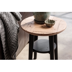 Frankfurt Reclaimed Wood Lamp Table