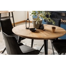 Franklin Reclaimed Wood 120cm Round Dining Table Franklin Reclaimed Wood 120cm Round Dining Table