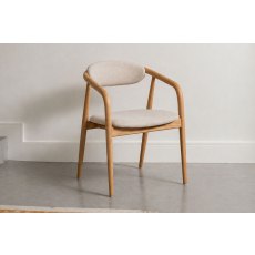 G Plan Isabelle Retro Dining Arm Chair in Taupe