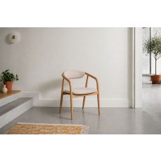 G Plan Isabelle Retro Dining Arm Chair in Taupe