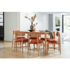 G Plan Winchester Retro Oak 135-190cm Extending Dining Table