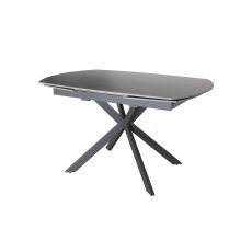 Sintered Stone 140-200cm Twist Extending Dining Table in Grey