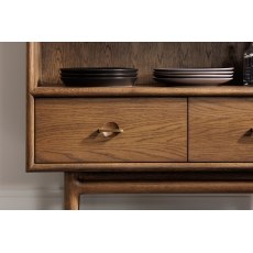 G Plan Marlow Retro Walnut Display Cabinet
