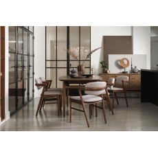 G Plan Marlow Retro Walnut 160cm-215cm Extending Dining Table