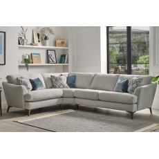 Hampton Boucle Upholstered 4 Seater Corner Sofa