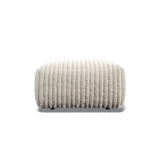 Chunky Cord Cream Medium Stool