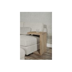 Feltz Smoked Oak Drinks Side Table