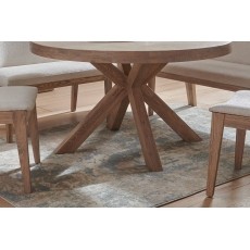 Feltz Smoked Oak 137cm Round Dining Table