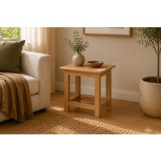 Devon 100% Solid Oak Side Table Devon 100% Solid Oak Side Table
