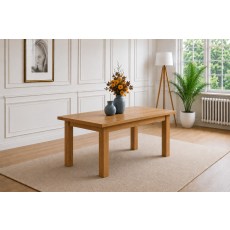 Devon 100% Solid Oak 4'4" Extendable Dining Table (2 Leaf) Devon 100% Solid Oak 4'4" Extendable Dining Table (2 Leaf)