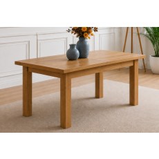 Devon 100% Solid Oak 4'4" Extendable Dining Table (2 Leaf) Devon 100% Solid Oak 4'4" Extendable Dining Table (2 Leaf)