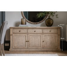 Gallery Direct Vancouver Rustic Pine Large Sideboard
