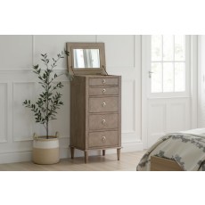 Gallery Direct Rustique French Colonial 5 Drawer Lingerie Chest of Drawers