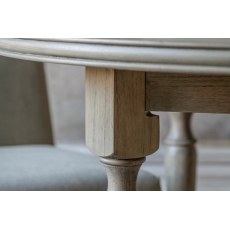 Gallery Direct Mustique French Colonial Round Dining Table Set & 2 Rex Dining Chairs