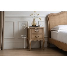 Gallery Direct Chic Weathered Bedside Table