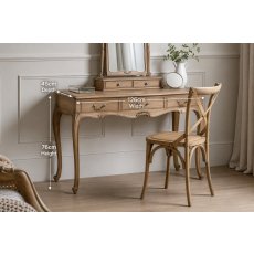 Gallery Direct Chic Weathered Dressing Table Gallery Direct Chic Weathered Dressing Table