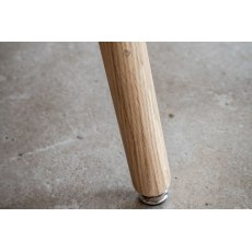 Gallery Direct Hatfield Natural Oak 80cm Small Triangular Dining Table