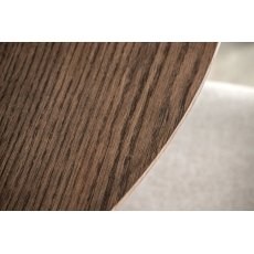 Gallery Direct Hatfield Smoked Oak 110cm Round Dining Table
