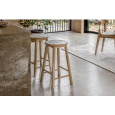 Gallery Direct Hatfield Natural Oak Stool