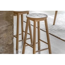 Gallery Direct Hatfield Natural Oak Stool