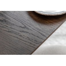 Gallery Direct Hatfield Smoked Oak 77cm Square Dining Table Set & x2 Chairs