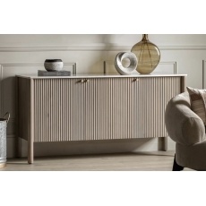 Gallery Direct Marmo Mango Wood Sideboard with Marble Top