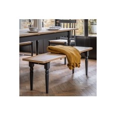 Gallery Direct Eton Painted Meteor Dining Bench