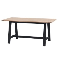 Gallery Direct Eton Painted Meteor 160cm Trestle Table