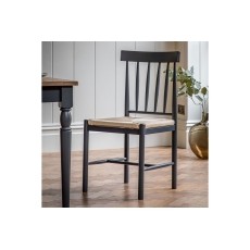 Gallery Direct Eton Painted Meteor Set Of 2 Dining Chairs