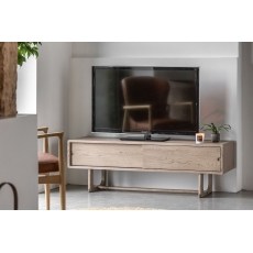 Gallery Direct Craft Smoked Oak Media TV Unit