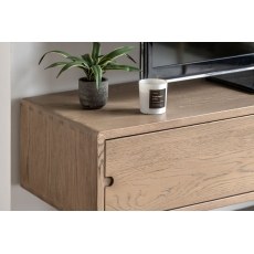 Gallery Direct Craft Smoked Oak Media TV Unit