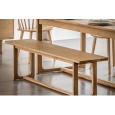 Gallery Direct Craft Natural Oak Dining Bench