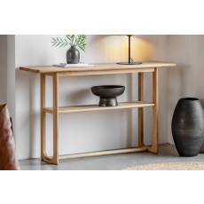 Gallery Direct Craft Natural Oak Console Table