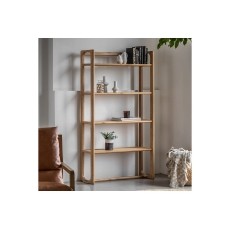 Gallery Direct Craft Natural Oak Large Open Display Unit