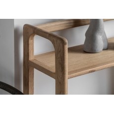 Gallery Direct Craft Natural Oak Small Open Display Unit