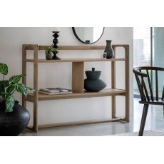 Gallery Direct Craft Smoked Oak Small Open Display Unit