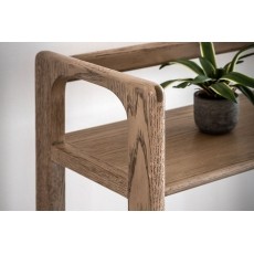 Gallery Direct Craft Smoked Oak Small Open Display Unit